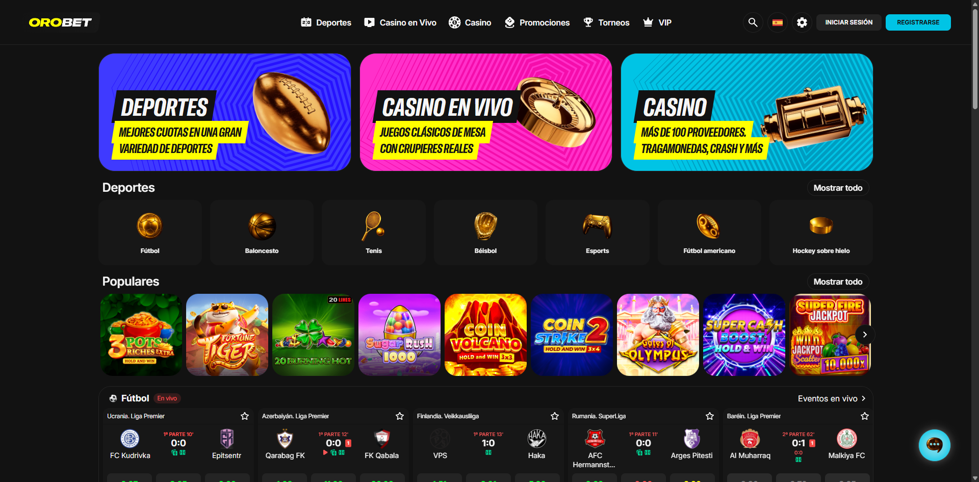 Orobet Casino Juegos en Línea México